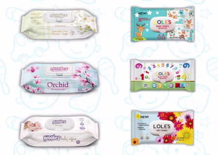 Sensitive wet wipes for babies in wholesale from Turkey and private label