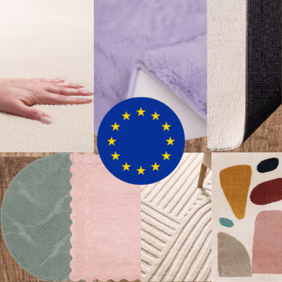 Collection of best seller rugs in Europe