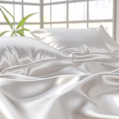 Duvet Cover Natural Bamboo Buttoned White Luxury 400 tc