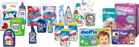 Turkish FMCG Brands ready for Export. Include A-brands P&G, Henkel