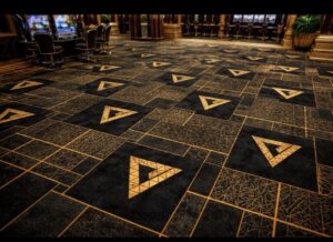 dalles de moquette pour salle de jeux dans un hotel en Macedoine 300x218 1