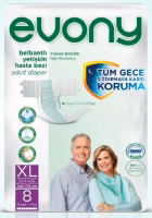 Adult diaper brand "Evony" manufactured by Hayat Kimya