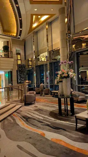 lobby waiting zone axminster wool carpet modern design