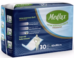 Adult bed sheet brand "Medlux" manufactured by Melek Kagit