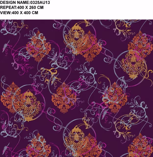 polyamide Chromojet carpet mockup deep colors