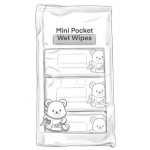 wet wipes pocket 8 units in 1 package. each unit contains 8 pcs icon 1