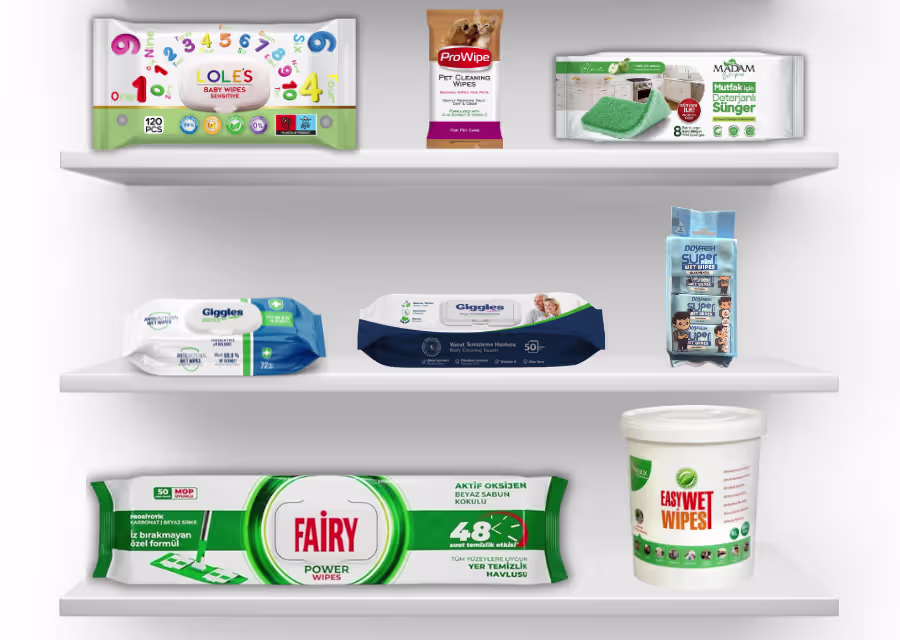 Turkish wet wipes available for export and private label